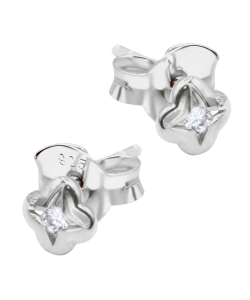 Elegant Style Silver Stud Earring STS-7065